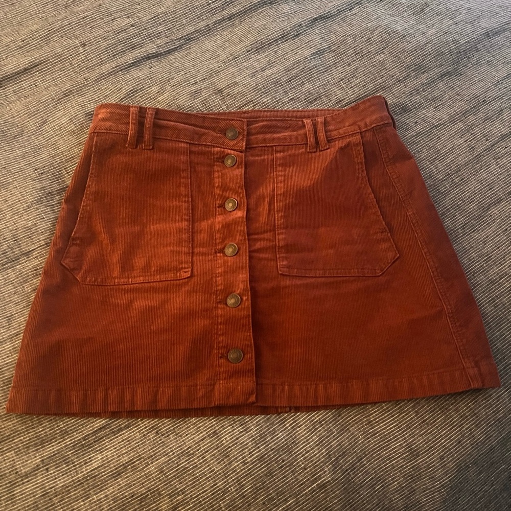 American Eagle Outfitters Brown Corduroy Skirt